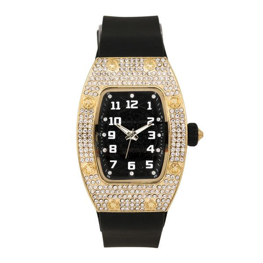 Ladies Silicone Band Watch -  10058-SB