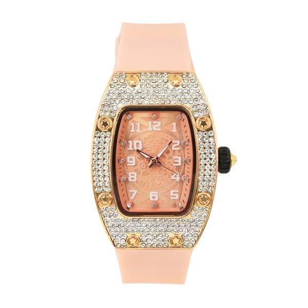 Ladies Silicone Band Watch -  10058-SB