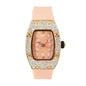 Ladies Silicone Band Watch -  10058-SB