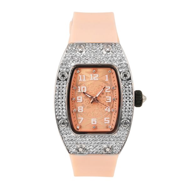 Ladies Silicone Band Watch -  10058-SB