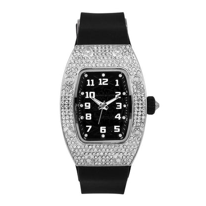 Ladies Silicone Band Watch -  10058-SB