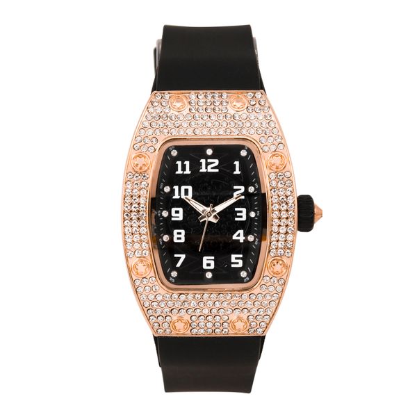 Ladies Silicone Band Watch -  10058-SB