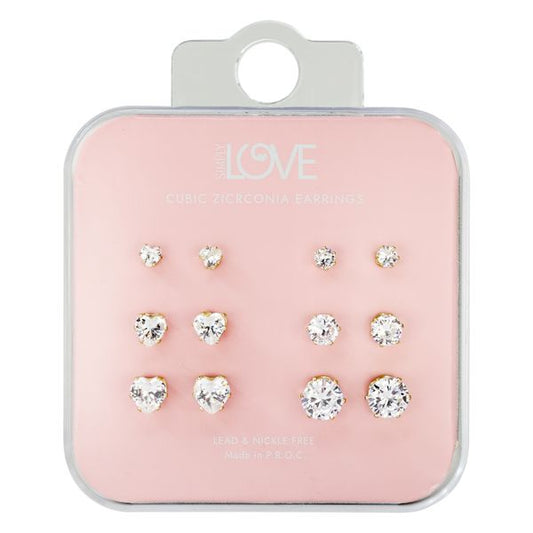 Carded 6on Earring Sets -  CET-215