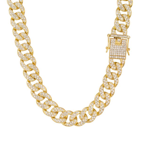 15mm Iced Cuban Chain - HSCH-221