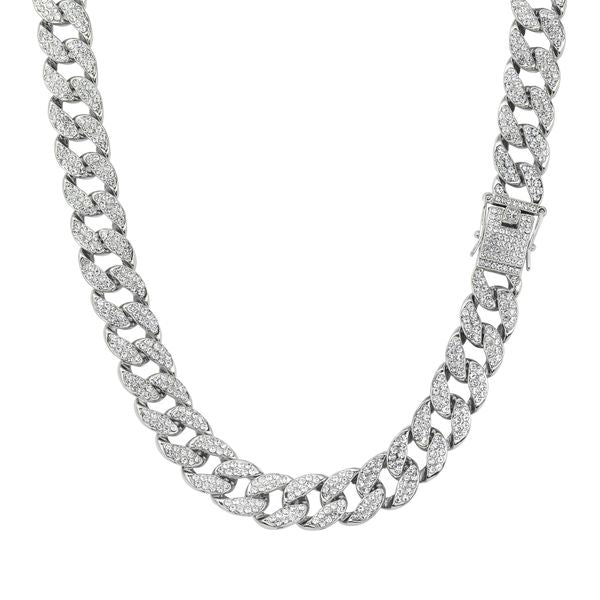 15mm Iced Cuban Chain - HSCH-202