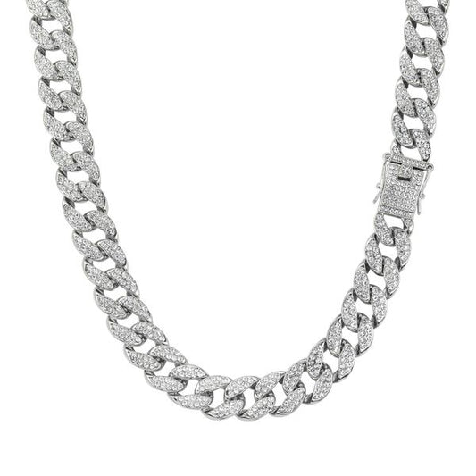15mm Iced Cuban Chain - HSCH-202