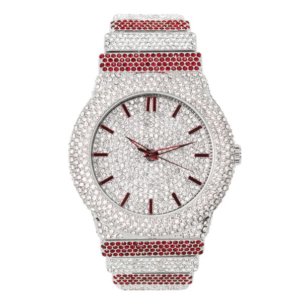 Urban Iced-Out 47mm Chandelier Metal Band Watch - 9833-MB
