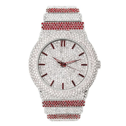 Urban Iced-Out 47mm Chandelier Metal Band Watch - 9833-MB