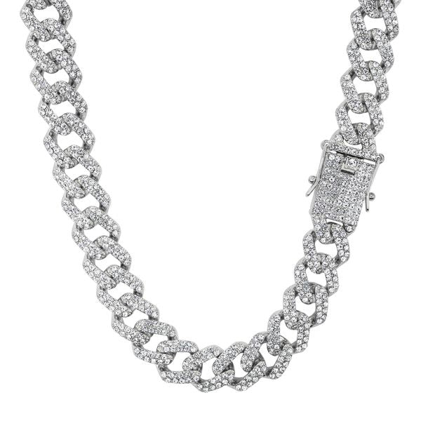 15mm Iced Out Cuban - IOCH-215