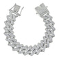 18mm Iced Cuban Bracelet - IOCH-207-B