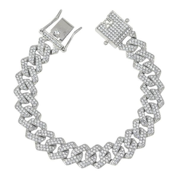 14mm Iced-Out Brcelets - IOCH-206-B