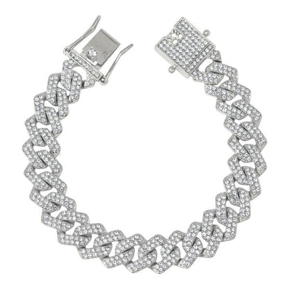 10mm Iced-Out Brcelets - NBC-206-B