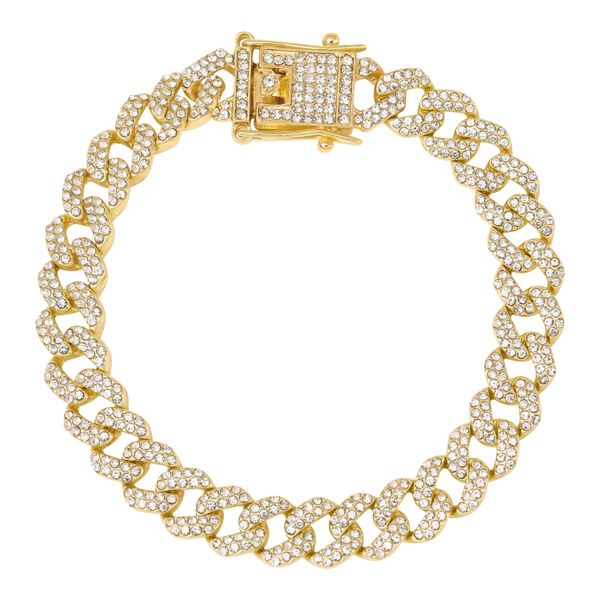 10mm Iced-Out Brcelets - IOCH-209-B