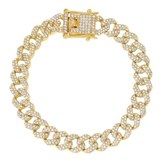 10mm Iced-Out Brcelets - IOCH-209-B