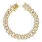 15mm Iced Cuban Bracelet - IOCH-215-B