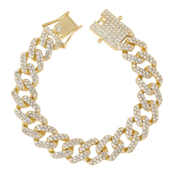 12mm Iced-Out Brcelets - IOCH-214-B