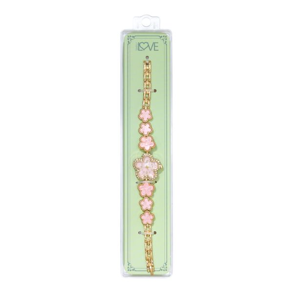 Ladies Clover Metal Band Watches - 5CLWB
