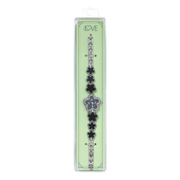 Ladies Clover Metal Band Watches - 5CLWB