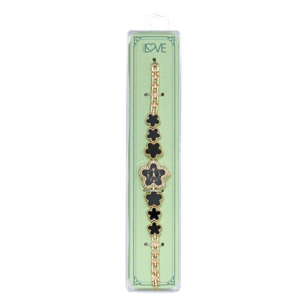 Ladies Clover Metal Band Watches - 5CLWB