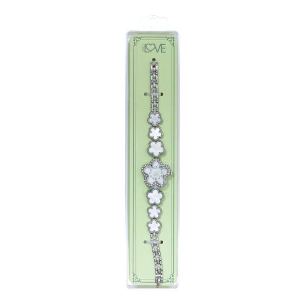 Ladies Clover Metal Band Watches - 5CLWB