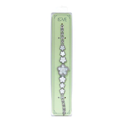 Ladies Clover Metal Band Watches - 5CLWB