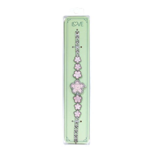 Ladies Clover Metal Band Watches - 5CLWB