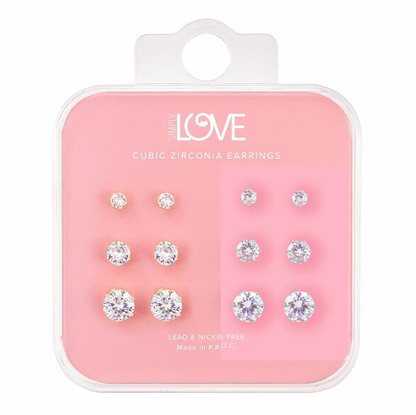 Carded 6on Earring Sets -  CET-211