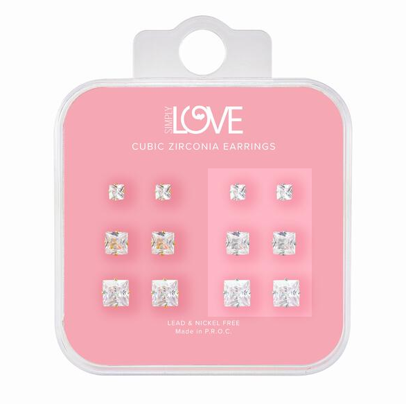 Carded 6on Earring Sets -  CET-212