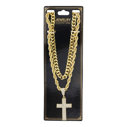 8000 Series Pendant With Rope And Cuban Chain - L23-103