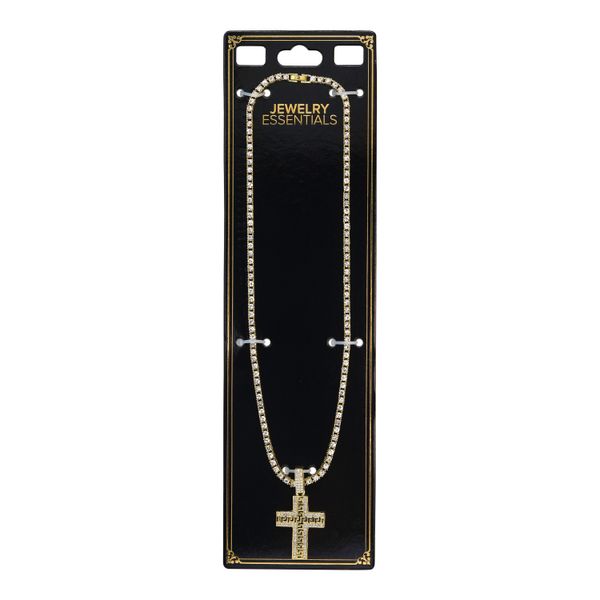 Cross Pendant With Tennis Chain - CRDTN-1240