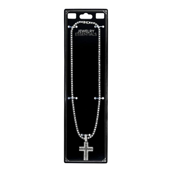 Cross Pendant With Tennis Chain - CRDTN-1240