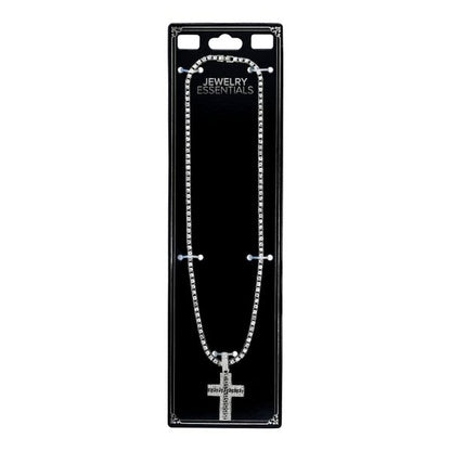 Cross Pendant With Tennis Chain - CRDTN-1240