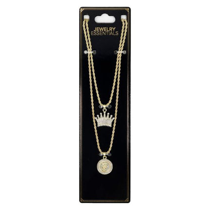 Mini Pendants With Solid Rope Chains - L28-101