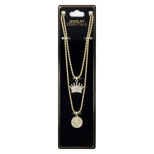Mini Pendants With Solid Rope Chains - L28-101