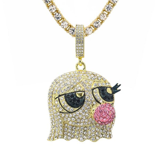 Carded 5K Pendant with Tennis Chain -  101-20
