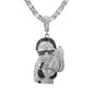 Carded 5K Pendant with Tennis Chain -  101-13