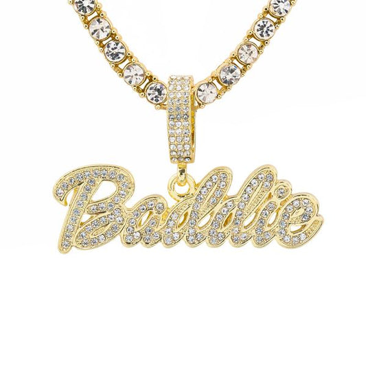 Carded 5K Pendant with Tennis Chain -  101-11