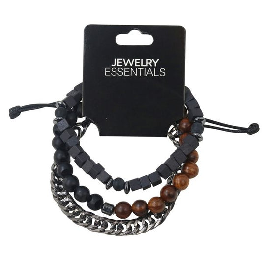 Beaded Bracelet 3-Piece Set - 3BR-133
