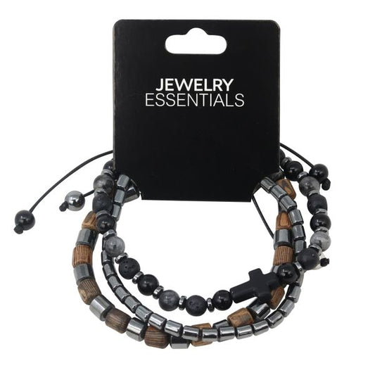 Beaded Bracelet 3-Piece Set - 3BR-132