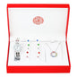 Ladies Metal Band Watch and Jewelry Set - LMMS-9522