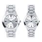 His and Her Matching Leather Band Watch Set - HH10059