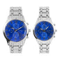 His and Her Matching Leather Band Watch Set - HH10061