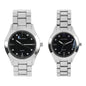 His and Her Matching Leather Band Watch Set - HH10059