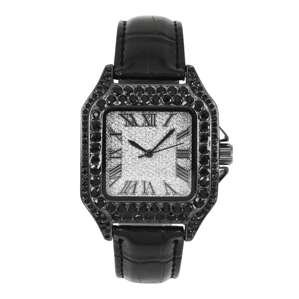 Urban Iced Out Square Watch  - 10088-LB