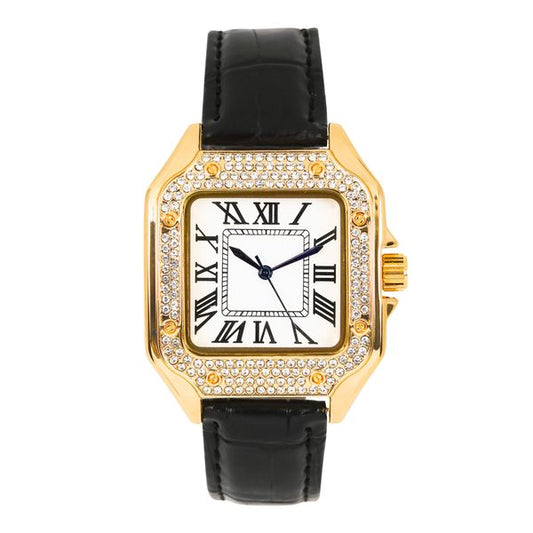 Urban Iced Out Square Watch  - 10089-LB