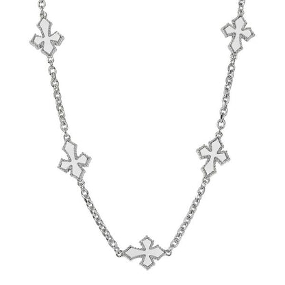 Horizontal Cross Multi Necklace - MTC504CH