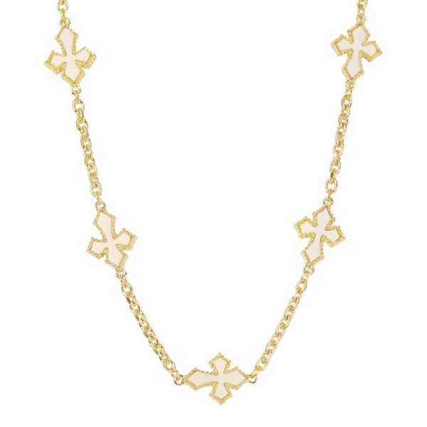 Horizontal Cross Multi Necklace - MTC504CH