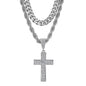 8000 Series Pendant With Rope And Cuban Chain - L23-103