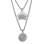 Mini Pendants With Solid Rope Chains - L28-101