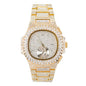 Urban Iced-Out Full Stone Metal Band Watch - 10090B